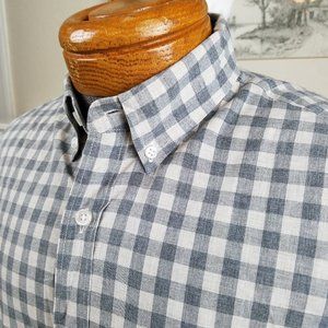 Soft J.Crew Heathered Cotton Check Slim Fit Shirt